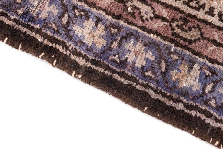 Detail image of 3' 7 x 10' 3 Hand Knotted Ultra Vintage Persian Wool Runner Rug