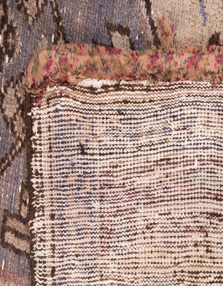 Detail image of 3' 7 x 10' 3  Hand Knotted Ultra Vintage Persian Wool Runner Rug