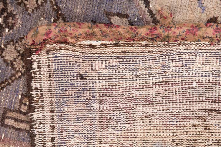 3' 7 x 10' 3 Hand Knotted Ultra Vintage Persian Wool Runner Rug