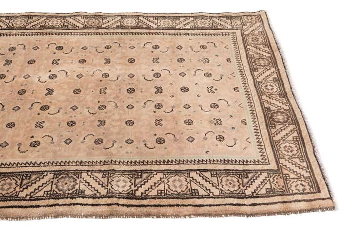 3' 6 x 10' 2 Hand Knotted Ultra Vintage Persian Wool Runner Rug
