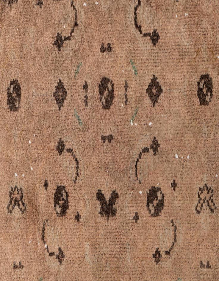 Detail image of 3' 6 x 10' 2  Hand Knotted Ultra Vintage Persian Wool Runner Rug