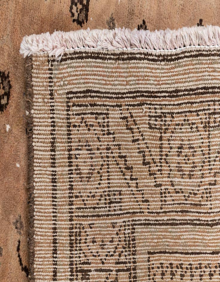 Detail image of 3' 6 x 10' 2  Hand Knotted Ultra Vintage Persian Wool Runner Rug