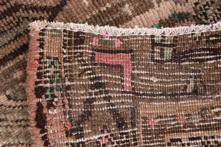 2' 4 x 5' 1 Hand Knotted Ultra Vintage Persian Wool Runner Rug