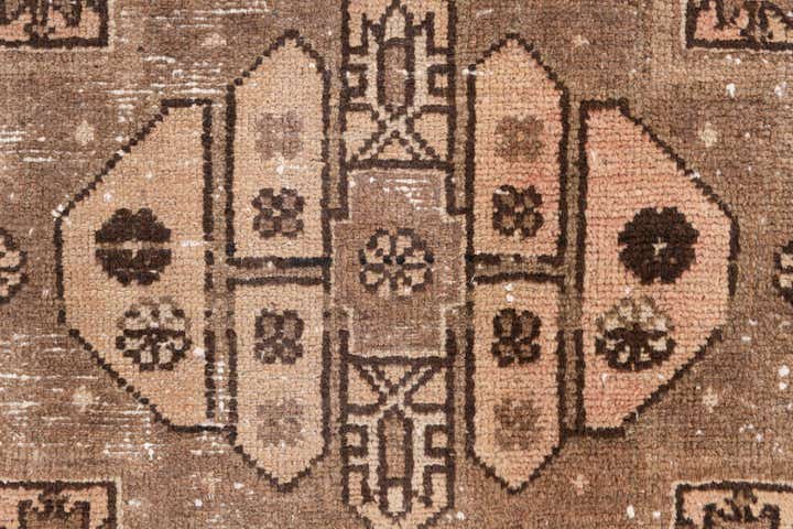 2' 6 x 5' 10 Hand Knotted Ultra Vintage Persian Wool Runner Rug