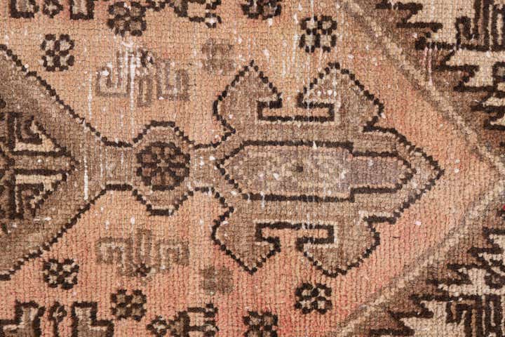 2' 6 x 5' 10 Hand Knotted Ultra Vintage Persian Wool Runner Rug