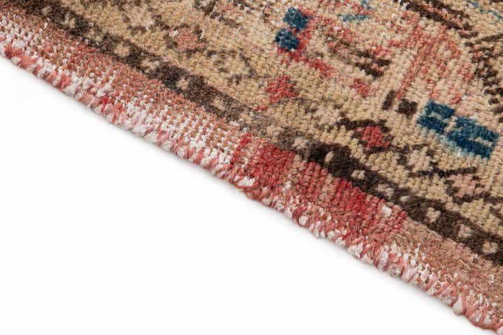 4' 1 x 10' 1 Hand Knotted Ultra Vintage Persian Wool Runner Rug