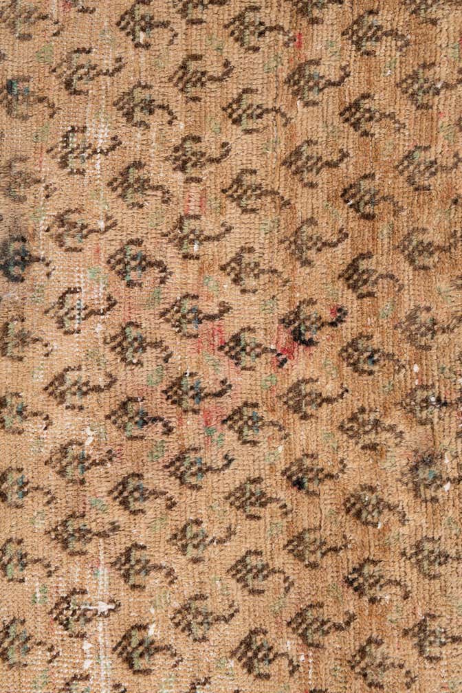 4' 1 x 10' 1 Hand Knotted Ultra Vintage Persian Wool Runner Rug