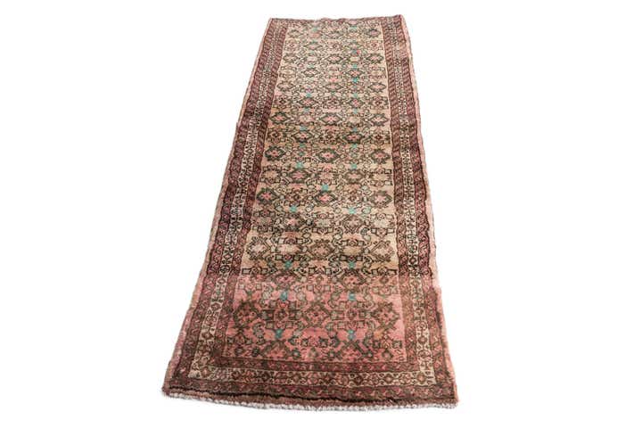 2' 7 x 6' 10 Hand Knotted Ultra Vintage Persian Wool Runner Rug