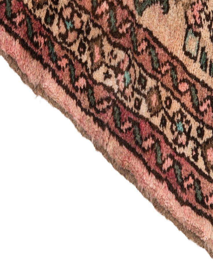 Detail image of 2' 7 x 6' 10  Hand Knotted Ultra Vintage Persian Wool Runner Rug