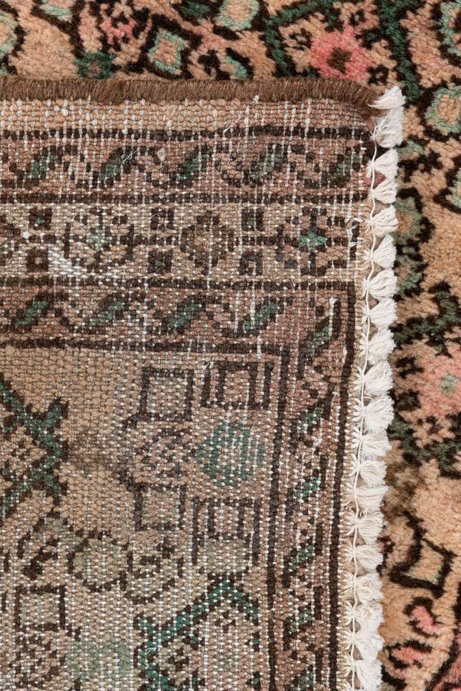 2' 7 x 6' 10 Hand Knotted Ultra Vintage Persian Wool Runner Rug