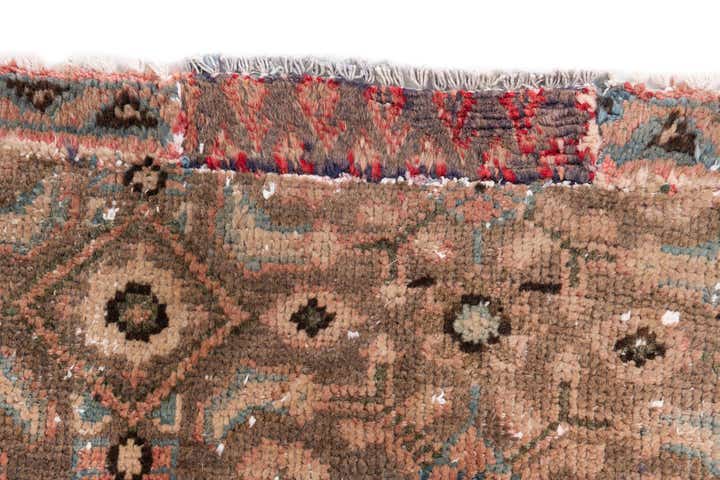 3' x 7' 4 Hand Knotted Ultra Vintage Persian Wool Runner Rug