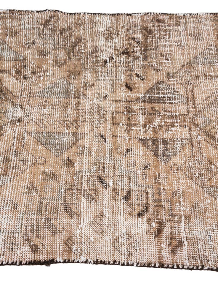 Detail image of 2' 9 x 8' 8  Hand Knotted Ultra Vintage Persian Wool Runner Rug
