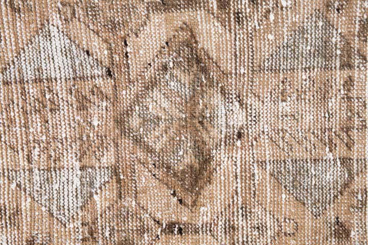 2' 9 x 8' 8 Hand Knotted Ultra Vintage Persian Wool Runner Rug