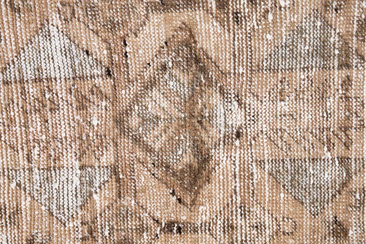 Detail image of 2' 9 x 8' 8 Hand Knotted Ultra Vintage Persian Wool Runner Rug