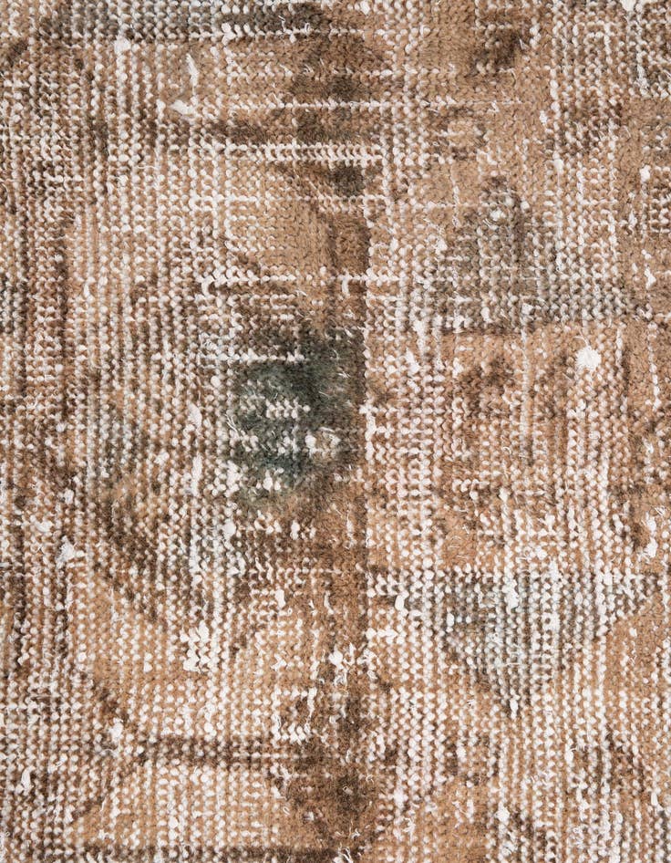 Detail image of 2' 9 x 8' 8  Hand Knotted Ultra Vintage Persian Wool Runner Rug