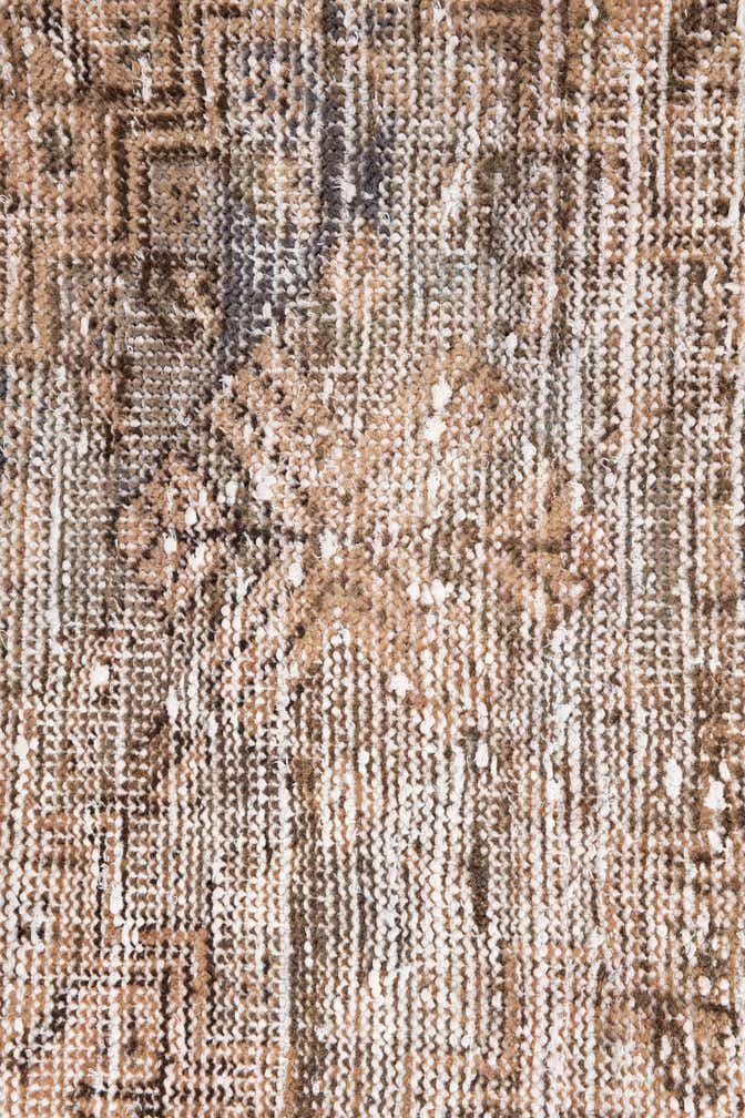 2' 9 x 8' 8 Hand Knotted Ultra Vintage Persian Wool Runner Rug