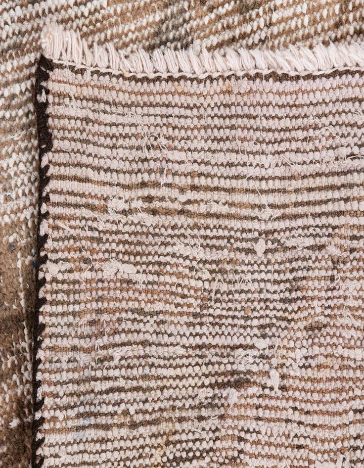 Detail image of 2' 9 x 8' 8  Hand Knotted Ultra Vintage Persian Wool Runner Rug