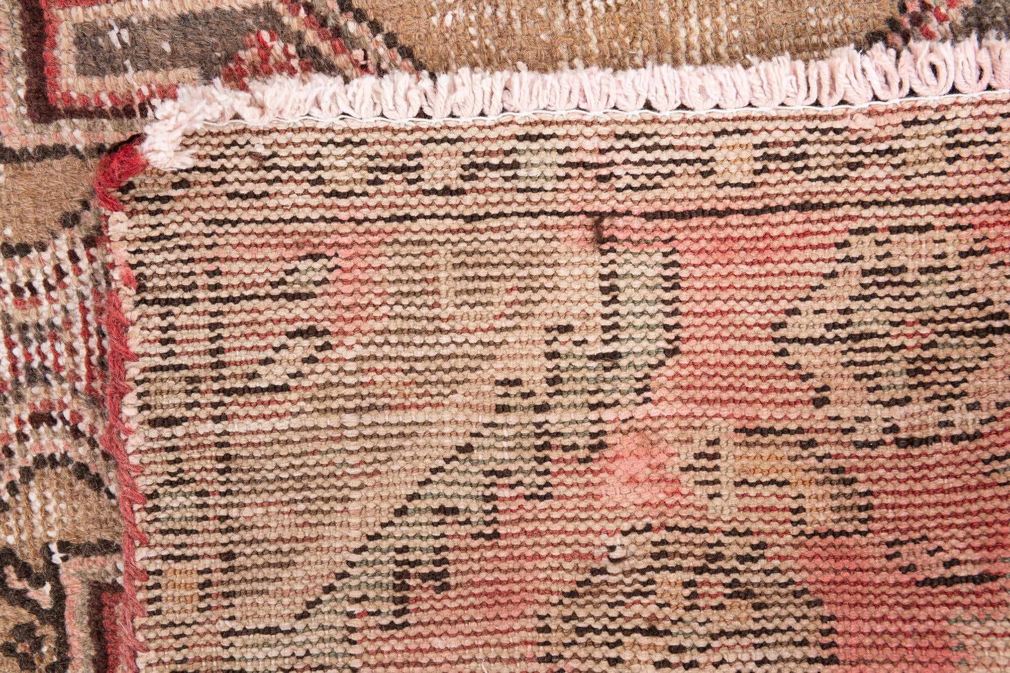 3' 4 x 6' 6 Hand Knotted Ultra Vintage Persian Wool Runner Rug