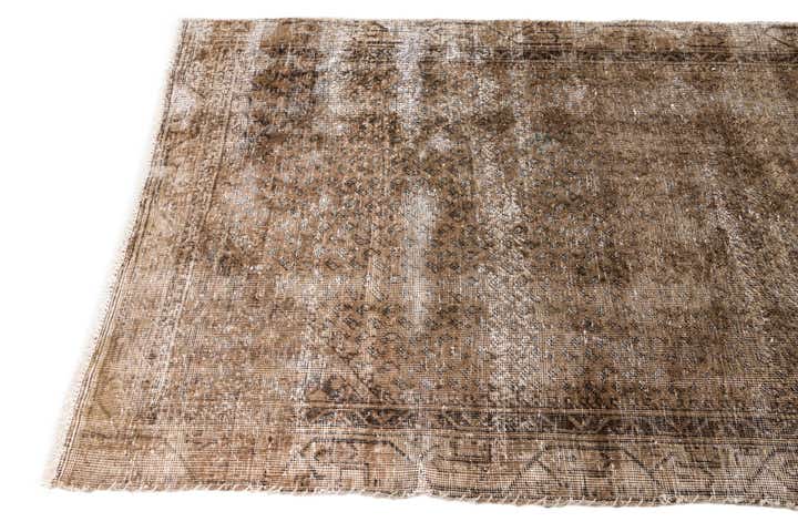 3' 3 x 9' Hand Knotted Ultra Vintage Persian Wool Runner Rug