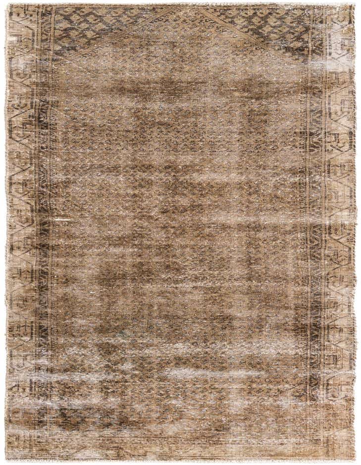 Primary image 3' 3 x 9'  Hand Knotted Ultra Vintage Persian Wool Runner Rug