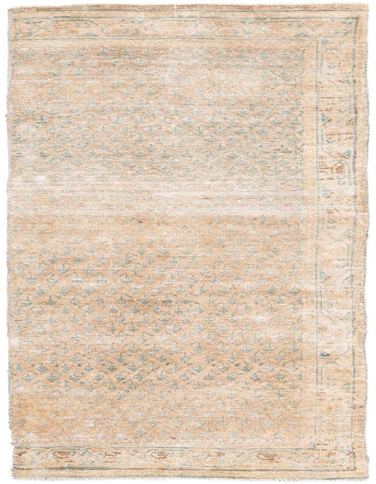 Detail image of 2' 10 x 7' 7 Hand Knotted Ultra Vintage Persian Wool Runner Rug