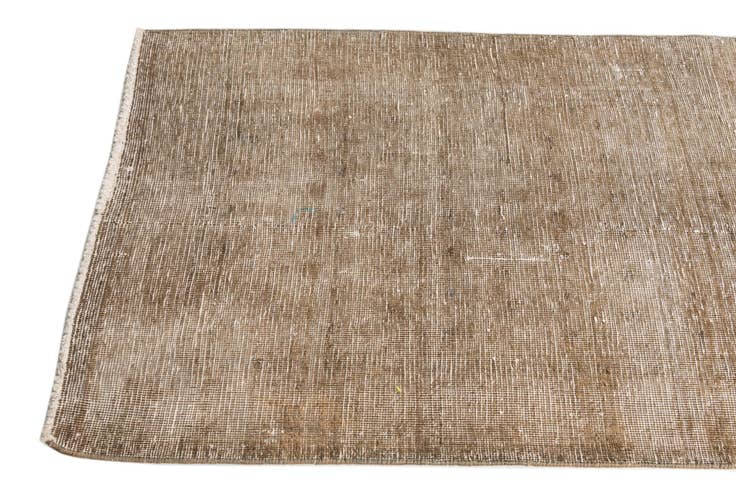 Detail image of 75cm x 455cm anudado a mano Ultra Vintage Alfombra Persa Lana Pasillera