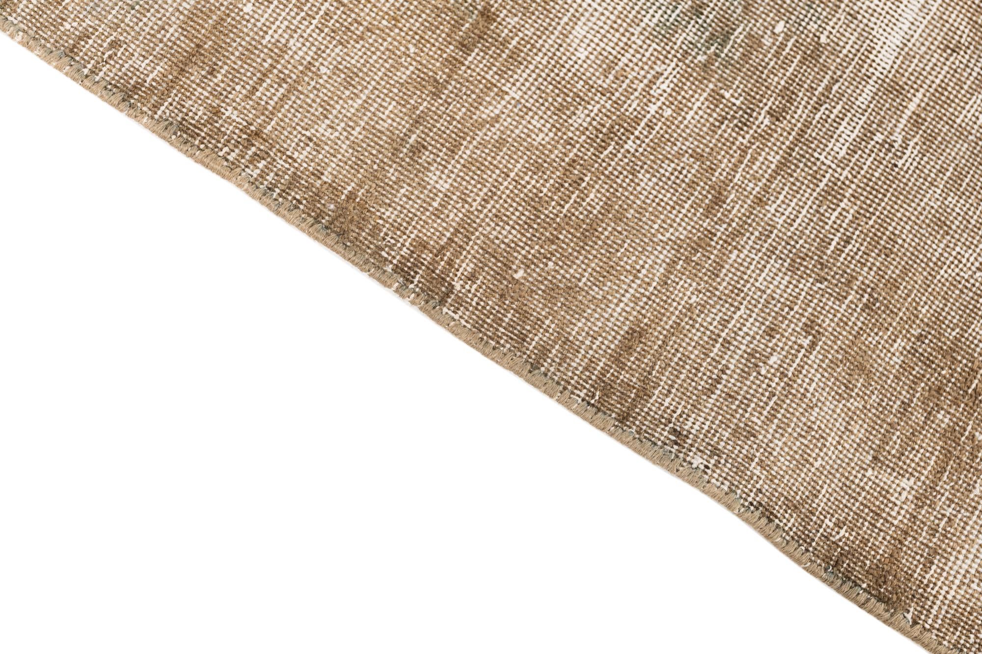 75cm x 455cm anudado a mano Ultra Vintage Alfombra Persa Lana Pasillera