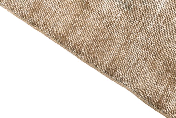 Detail image of 75cm x 455cm anudado a mano Ultra Vintage Alfombra Persa Lana Pasillera
