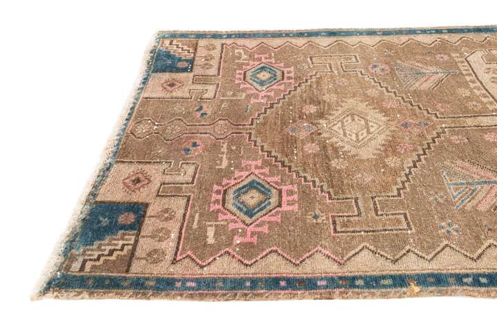 3' 2 x 8' 1 Hand Knotted Ultra Vintage Persian Wool Runner Rug