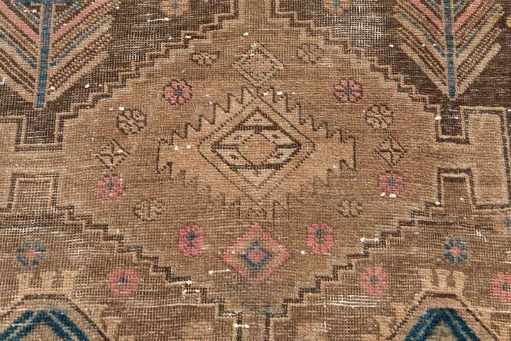 3' 2 x 8' 1 Hand Knotted Ultra Vintage Persian Wool Runner Rug