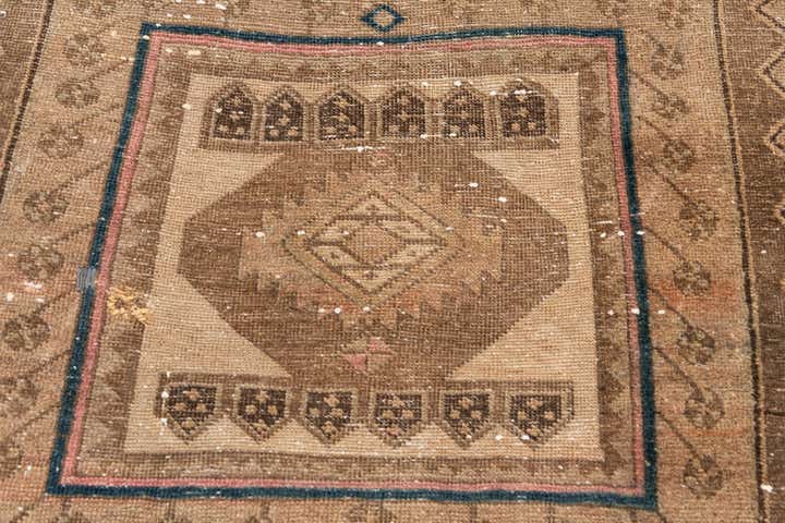 3' 2 x 8' 1 Hand Knotted Ultra Vintage Persian Wool Runner Rug