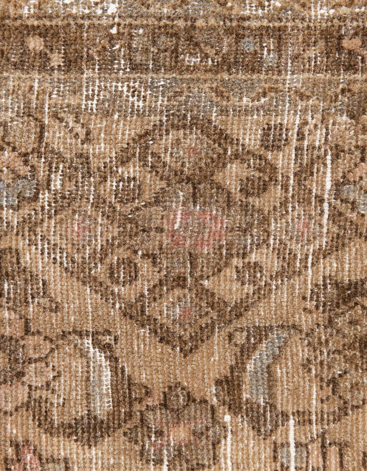 Detail image of 2' 8 x 9' 10  Hand Knotted Ultra Vintage Persian Wool Runner Rug