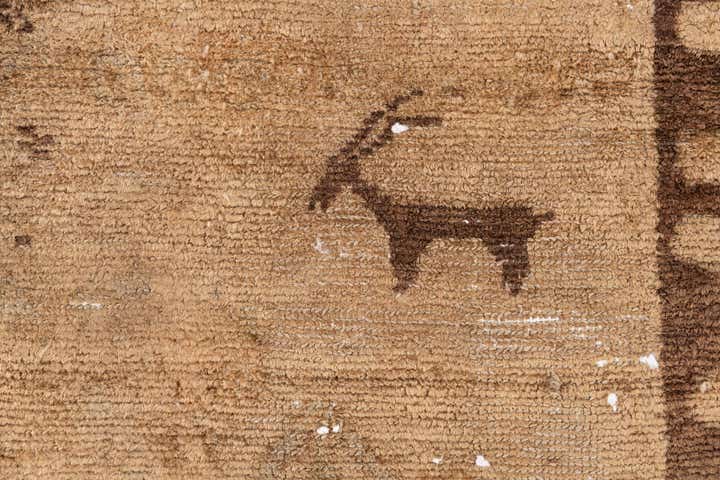 3' 1 x 7' 8 Hand Knotted Ultra Vintage Persian Wool Runner Rug