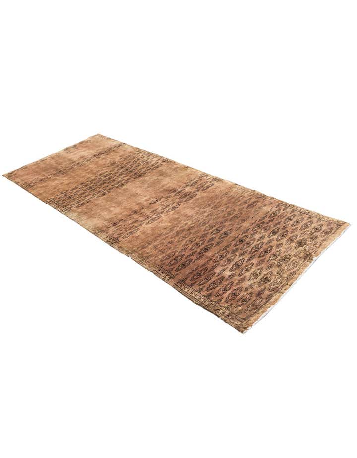 3' 3 x 8' 2 Hand Knotted Ultra Vintage Persian Wool Runner Rug