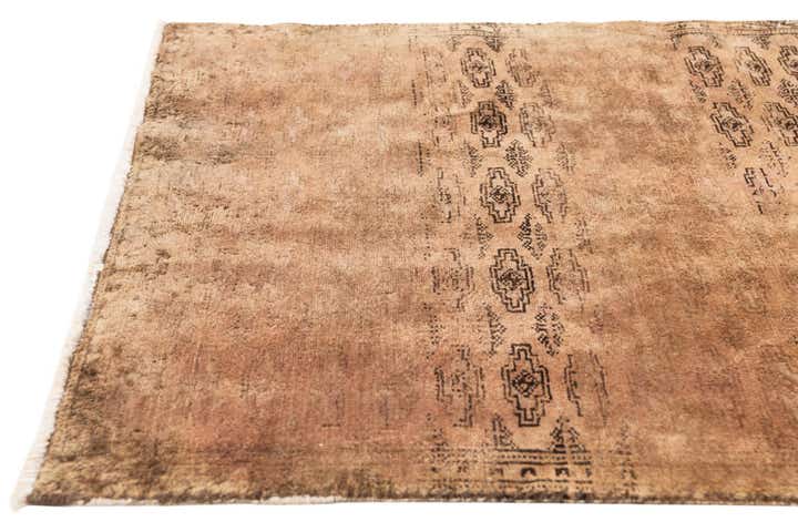 3' 3 x 8' 2 Hand Knotted Ultra Vintage Persian Wool Runner Rug