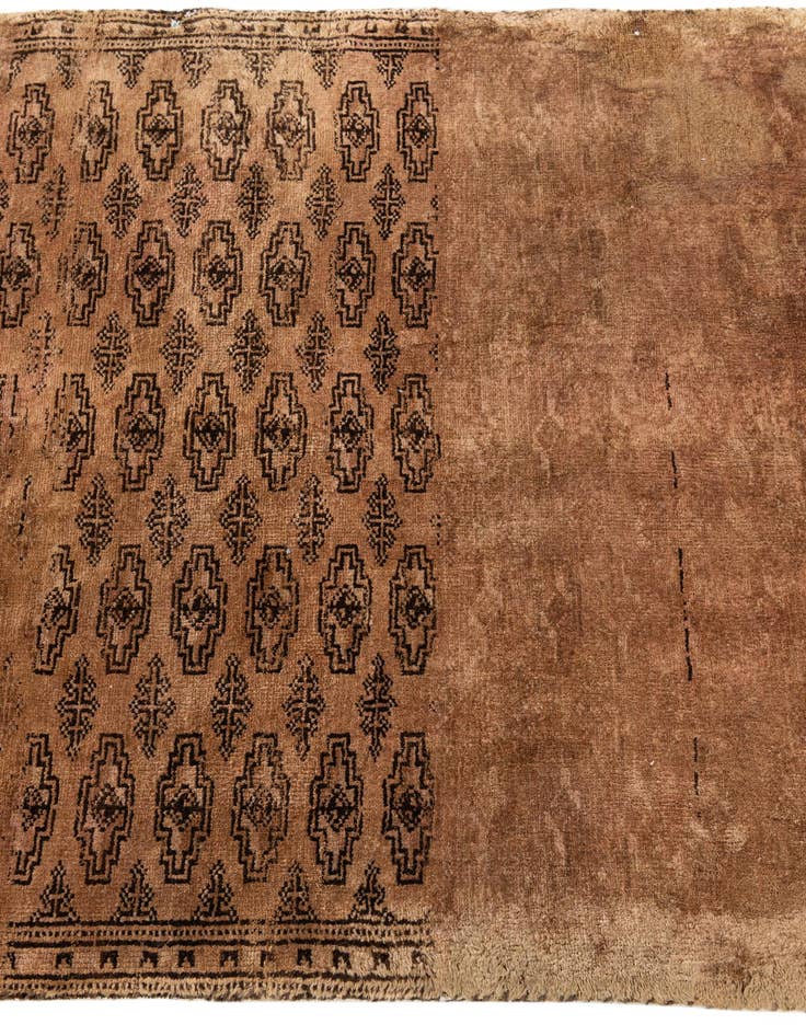 Detail image of 3' 3 x 8' 2  Hand Knotted Ultra Vintage Persian Wool Runner Rug