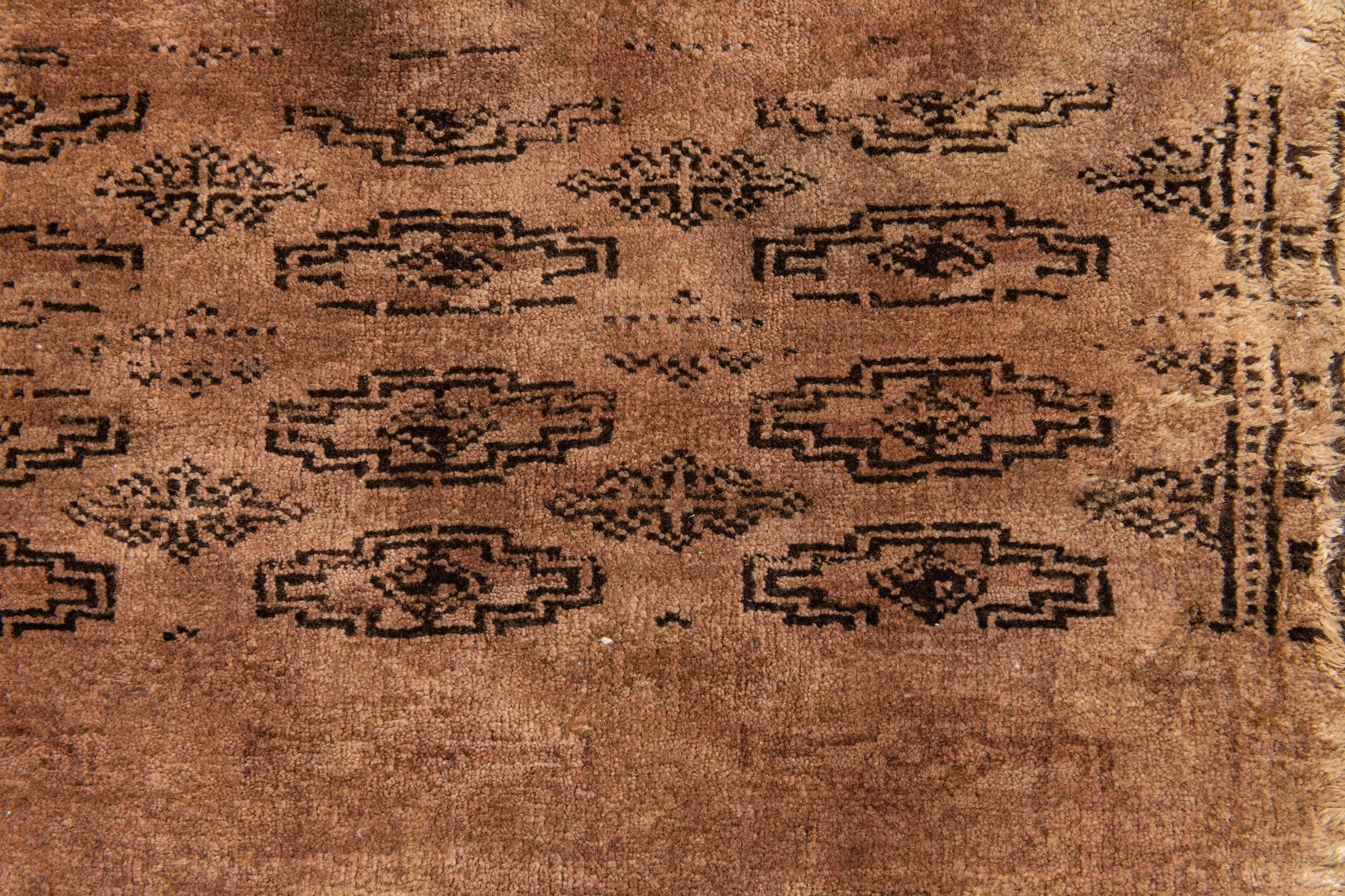 3' 3 x 8' 2 Hand Knotted Ultra Vintage Persian Wool Runner Rug
