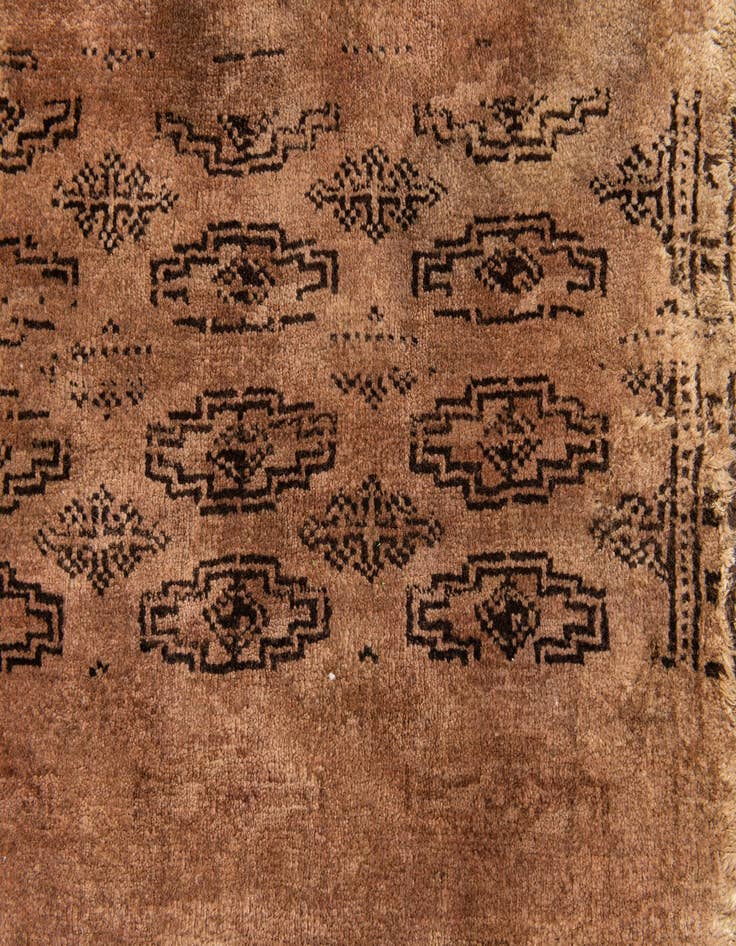 Detail image of 3' 3 x 8' 2  Hand Knotted Ultra Vintage Persian Wool Runner Rug