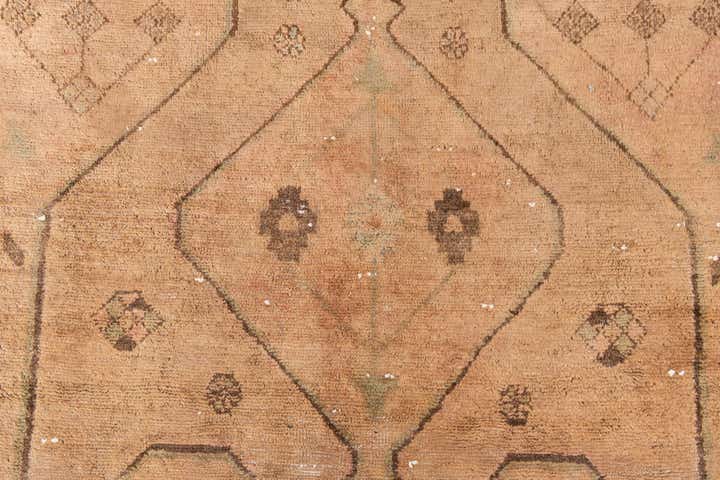 4' 2 x 9' 6 Hand Knotted Ultra Vintage Persian Wool Runner Rug