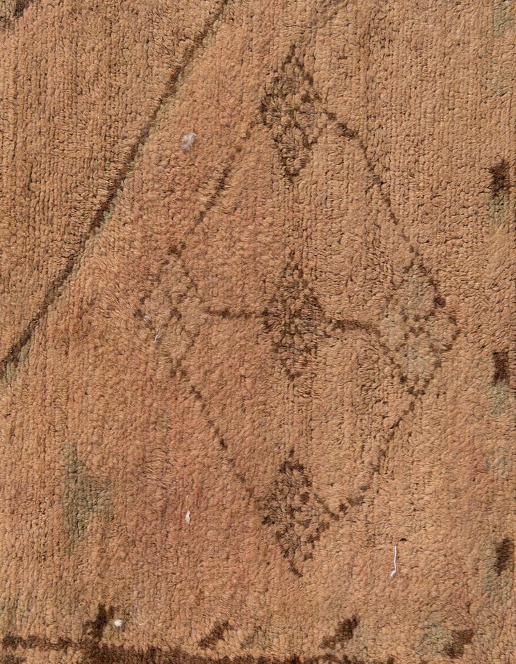 Detail image of 4' 2 x 9' 6  Hand Knotted Ultra Vintage Persian Wool Runner Rug