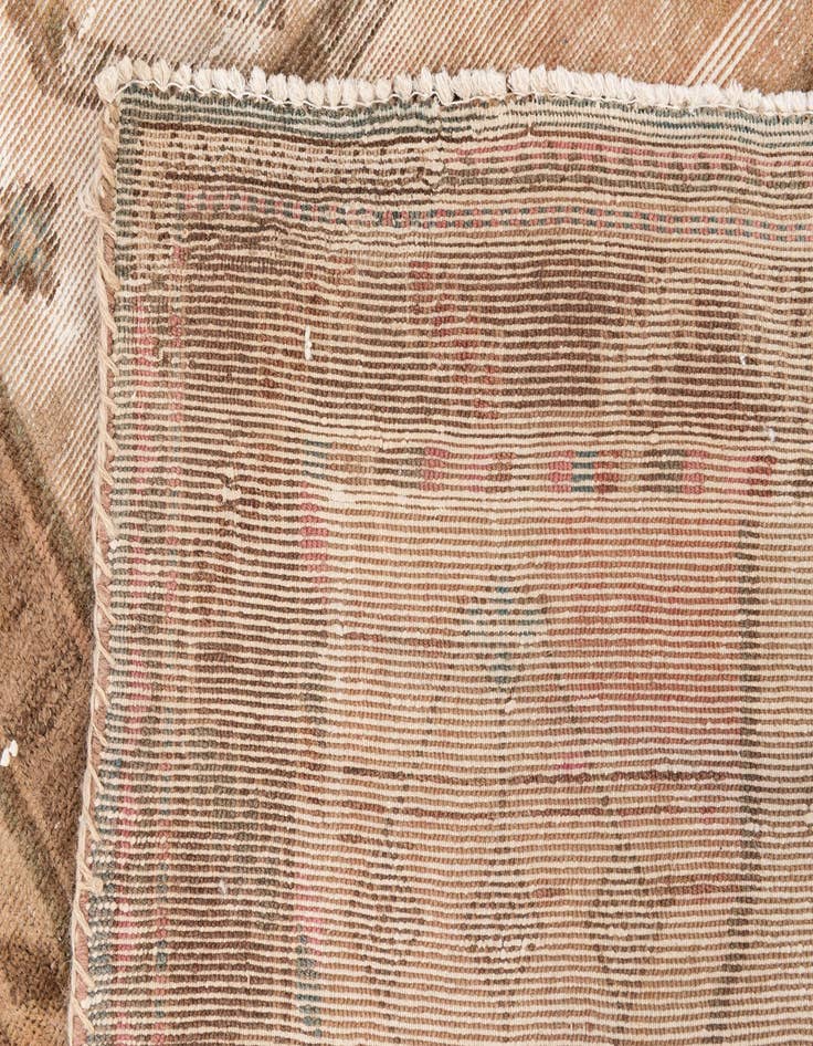 Detail image of 4' 2 x 9' 6  Hand Knotted Ultra Vintage Persian Wool Runner Rug