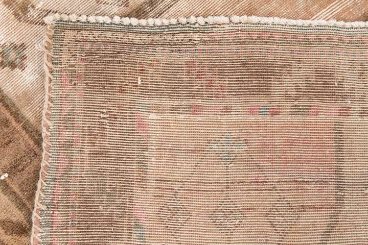 4' 2 x 9' 6 Hand Knotted Ultra Vintage Persian Wool Runner Rug