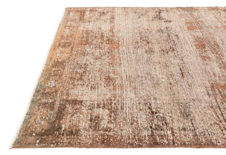 4' x 8' Hand Knotted Ultra Vintage Persian Wool Runner Rug