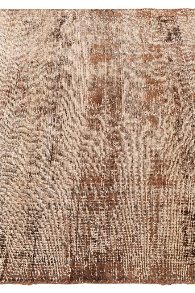 Detail image of 4' x 8' Hand Knotted Ultra Vintage Persian Wool Runner Rug