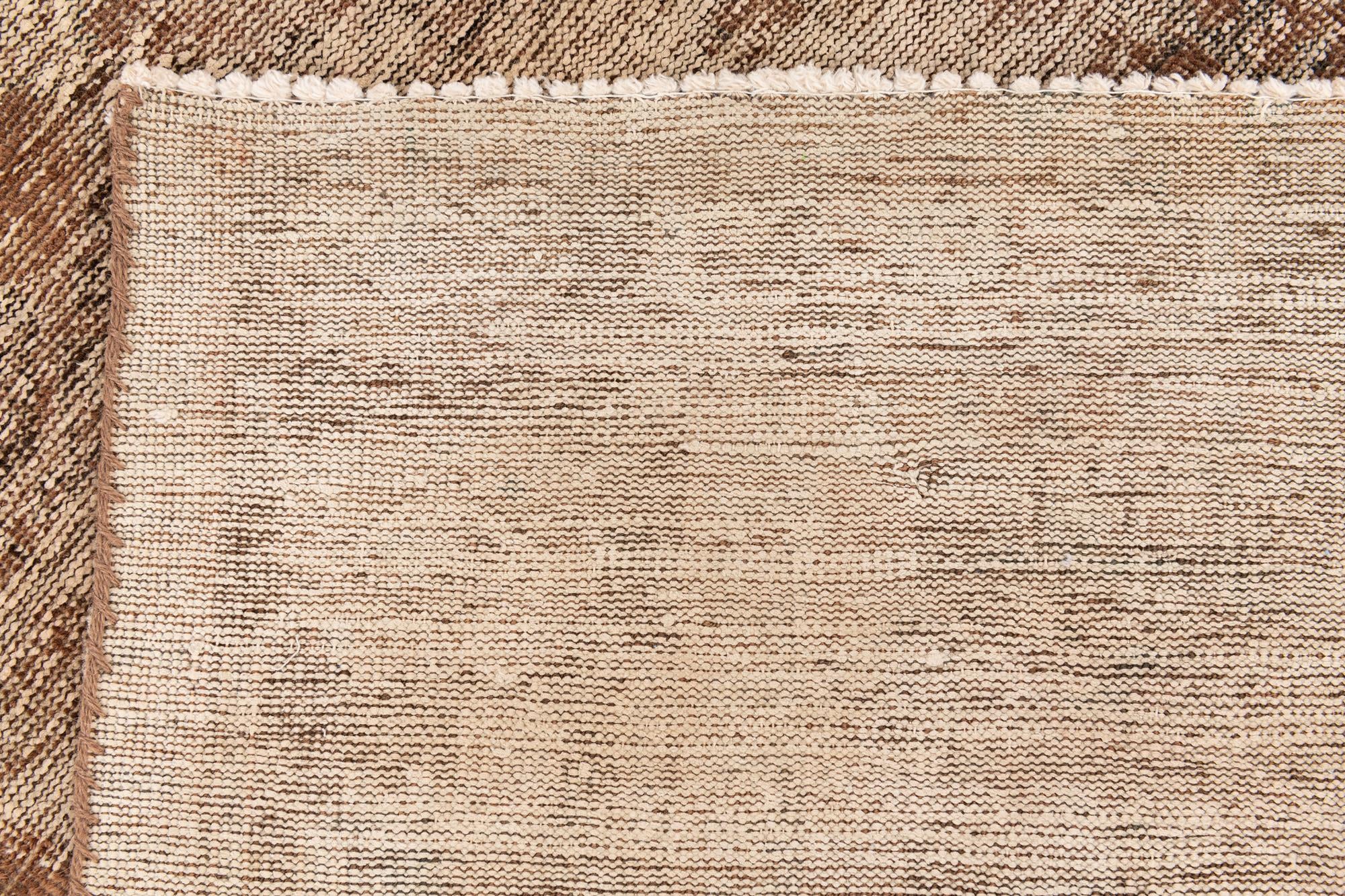 4' x 8' Hand Knotted Ultra Vintage Persian Wool Runner Rug