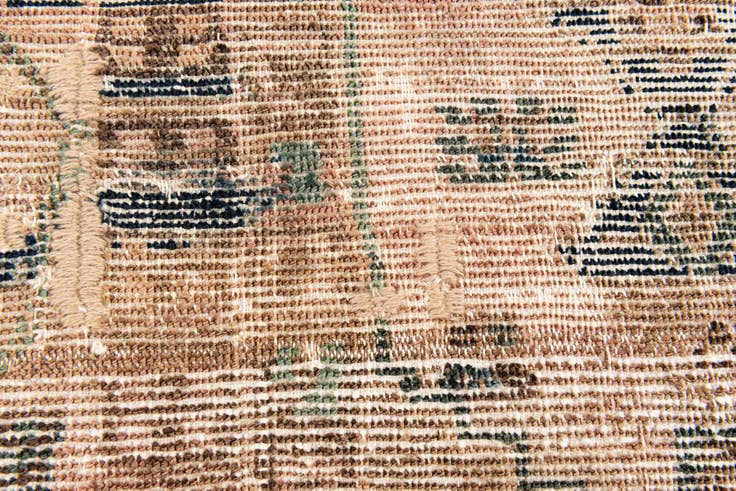 Detail image of 2' 6 x 4' 6 Hand Knotted Ultra Vintage Persian Wool Runner Rug
