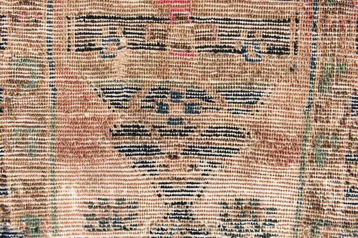 2' 6 x 4' 6 Hand Knotted Ultra Vintage Persian Wool Runner Rug