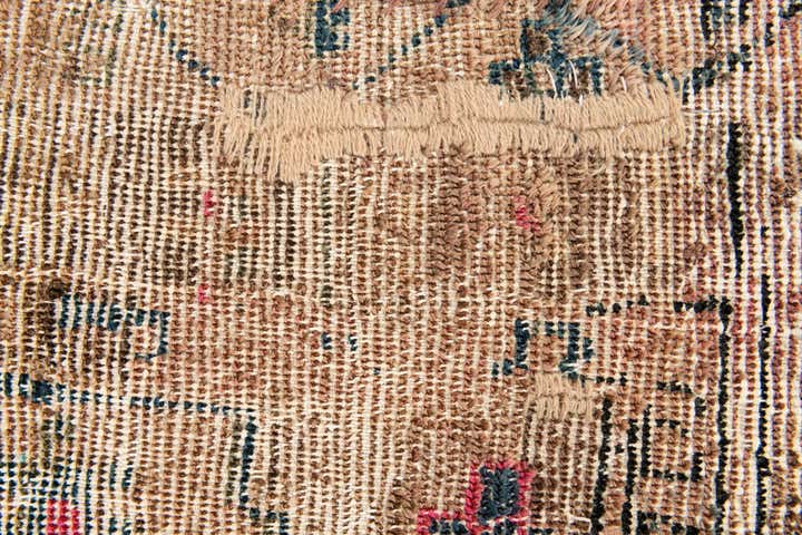 2' 6 x 4' 6 Hand Knotted Ultra Vintage Persian Wool Runner Rug