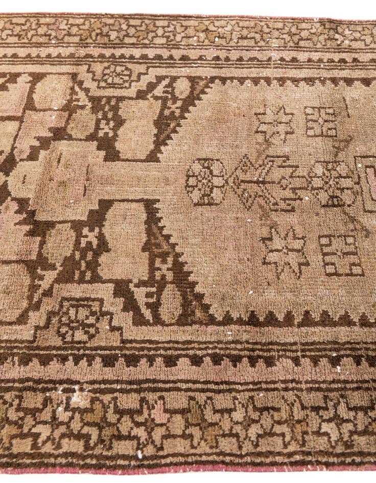 Detail image of 2' 10 x 8' 4  Hand Knotted Ultra Vintage Persian Wool Runner Rug