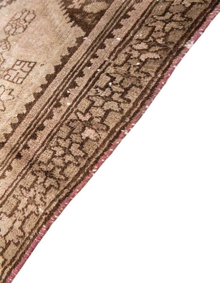 Detail image of 2' 10 x 8' 4  Hand Knotted Ultra Vintage Persian Wool Runner Rug